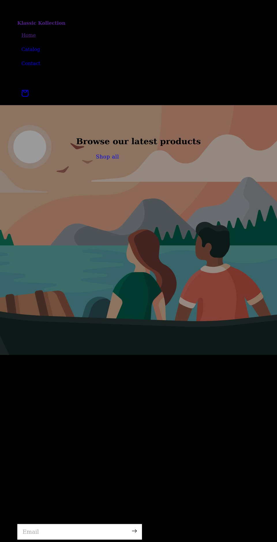 klassickollection.com shopify website screenshot