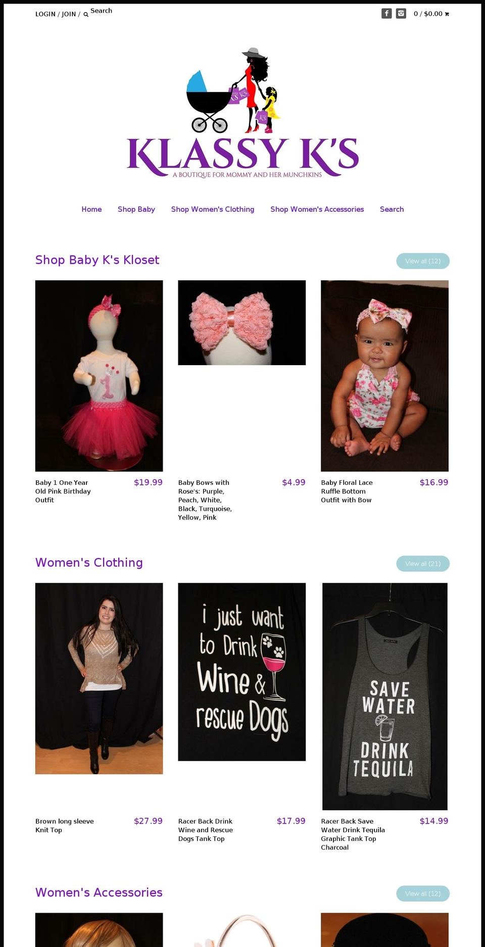 klassyks.com shopify website screenshot