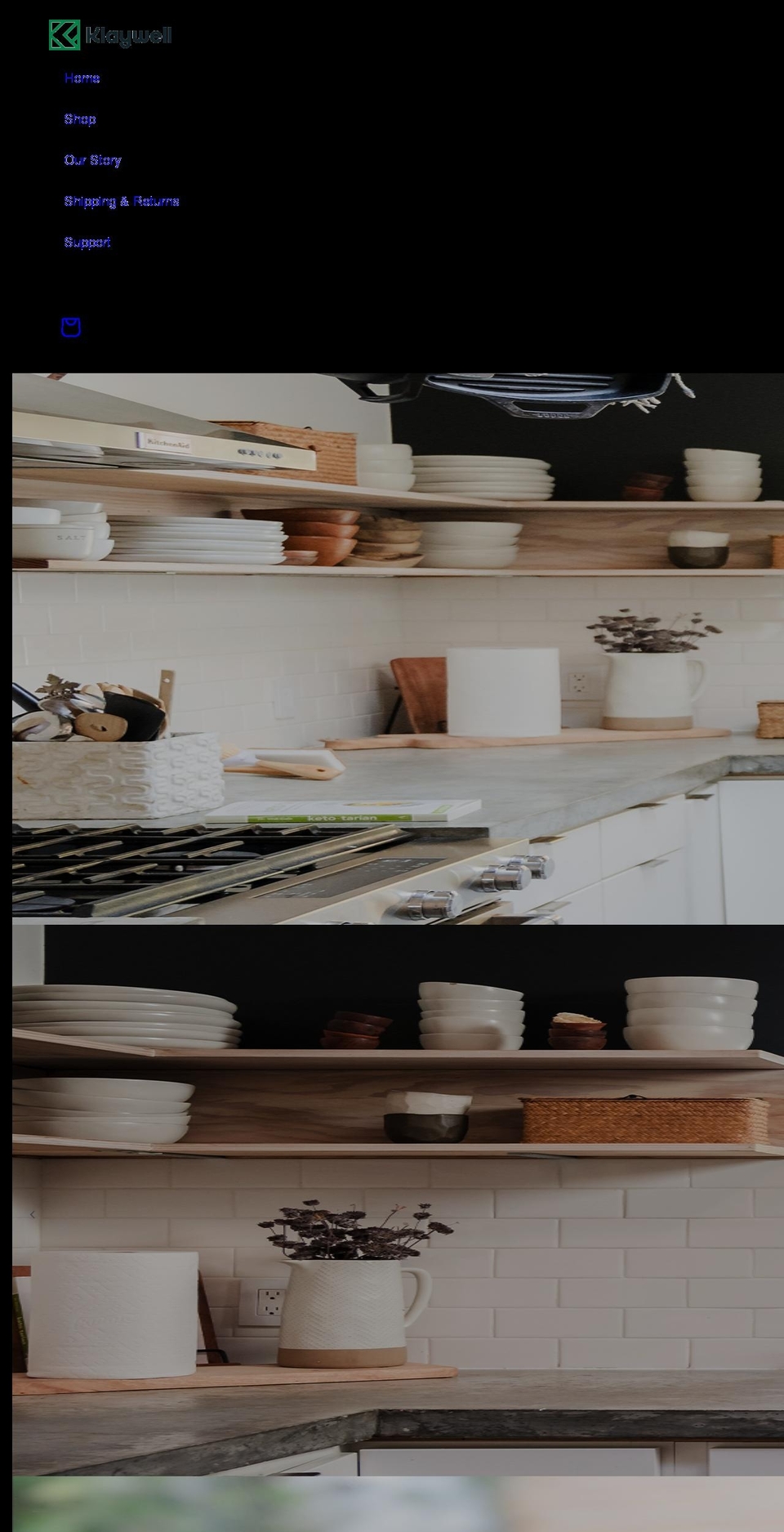 klaywell.com shopify website screenshot