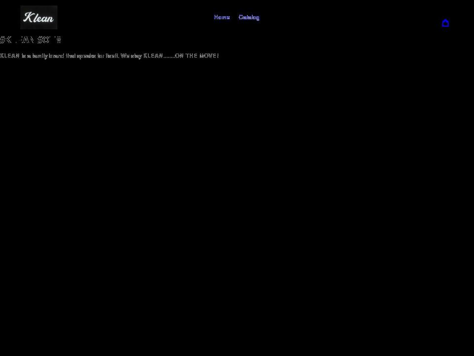 kleanonthemove.com shopify website screenshot