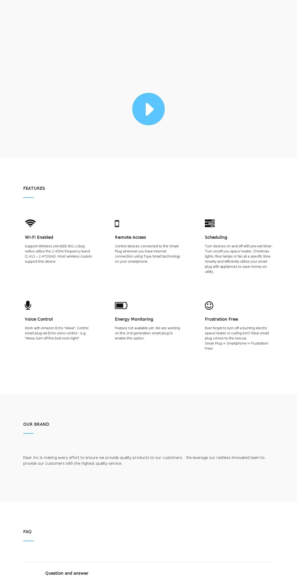 klearusa.com — Shopify storefront screenshot