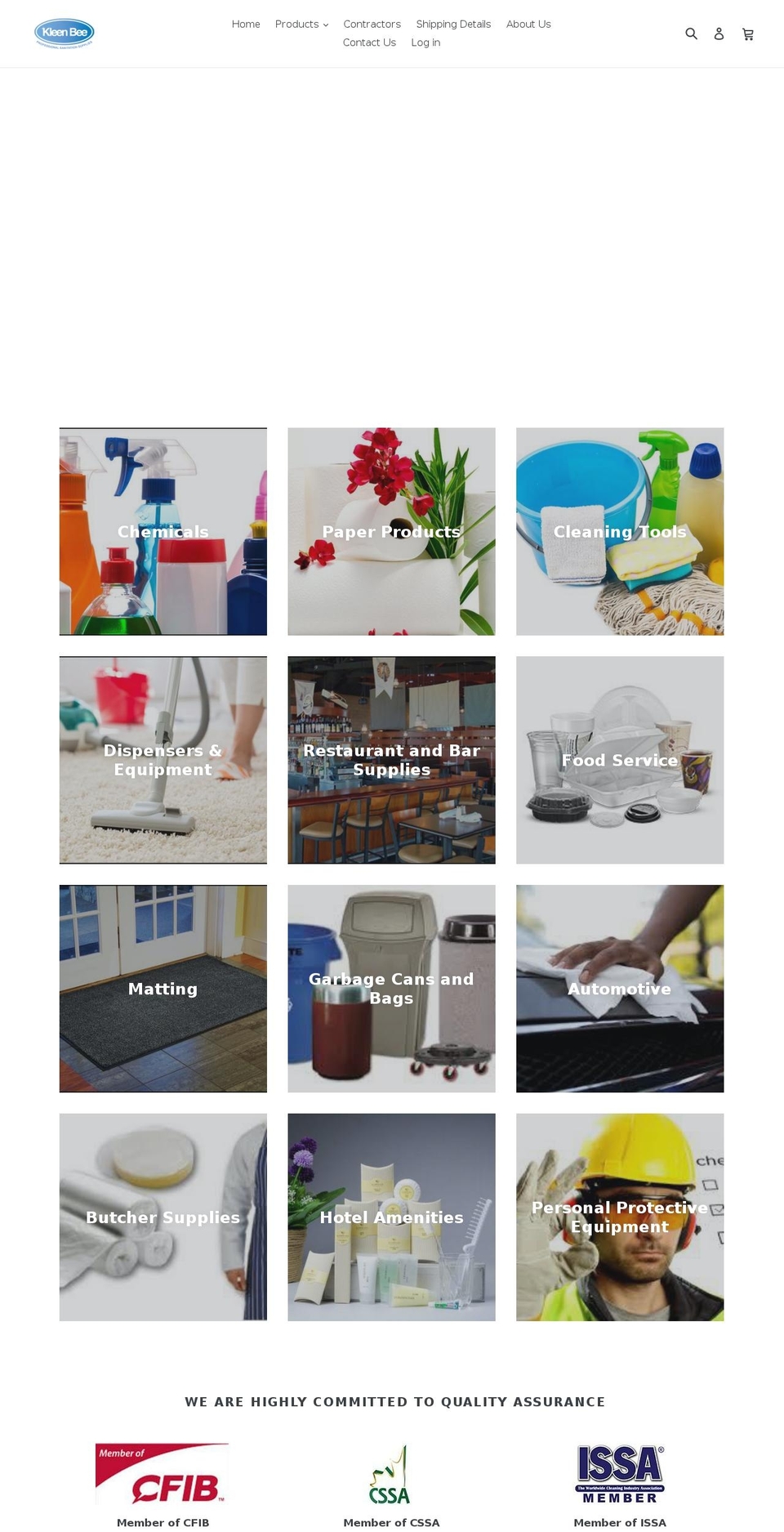 kleen-bee.com — Shopify storefront screenshot