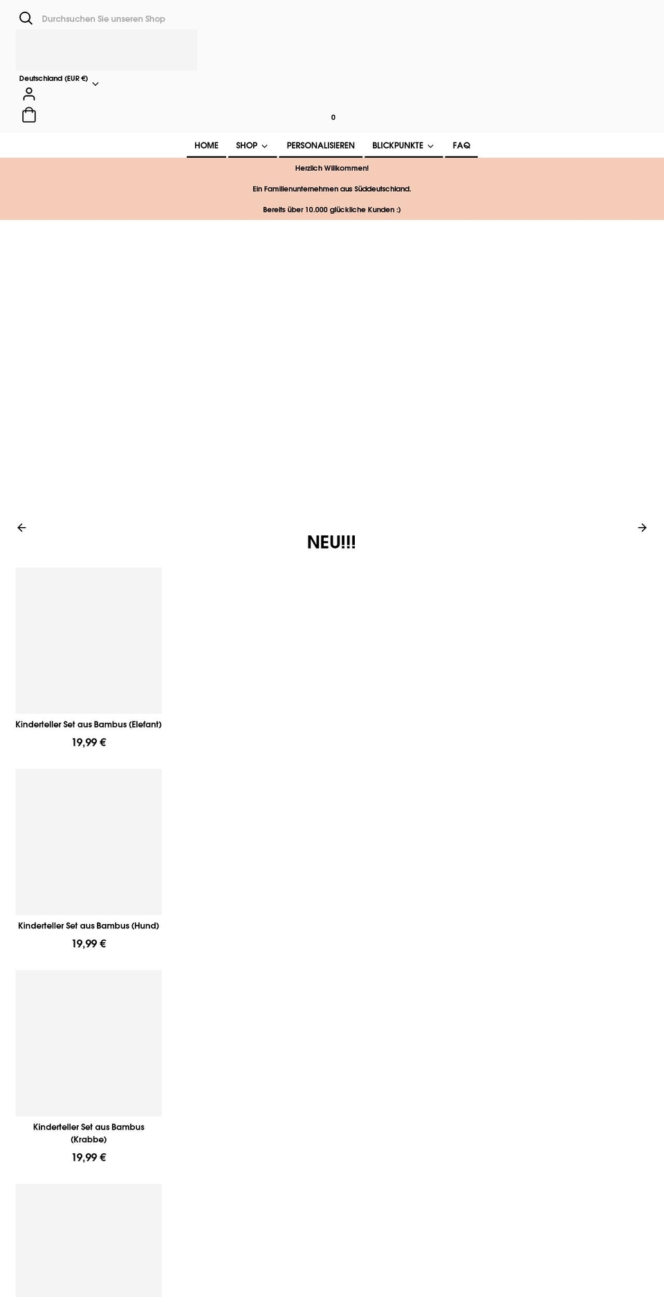 kleinerfuchs.org shopify website screenshot