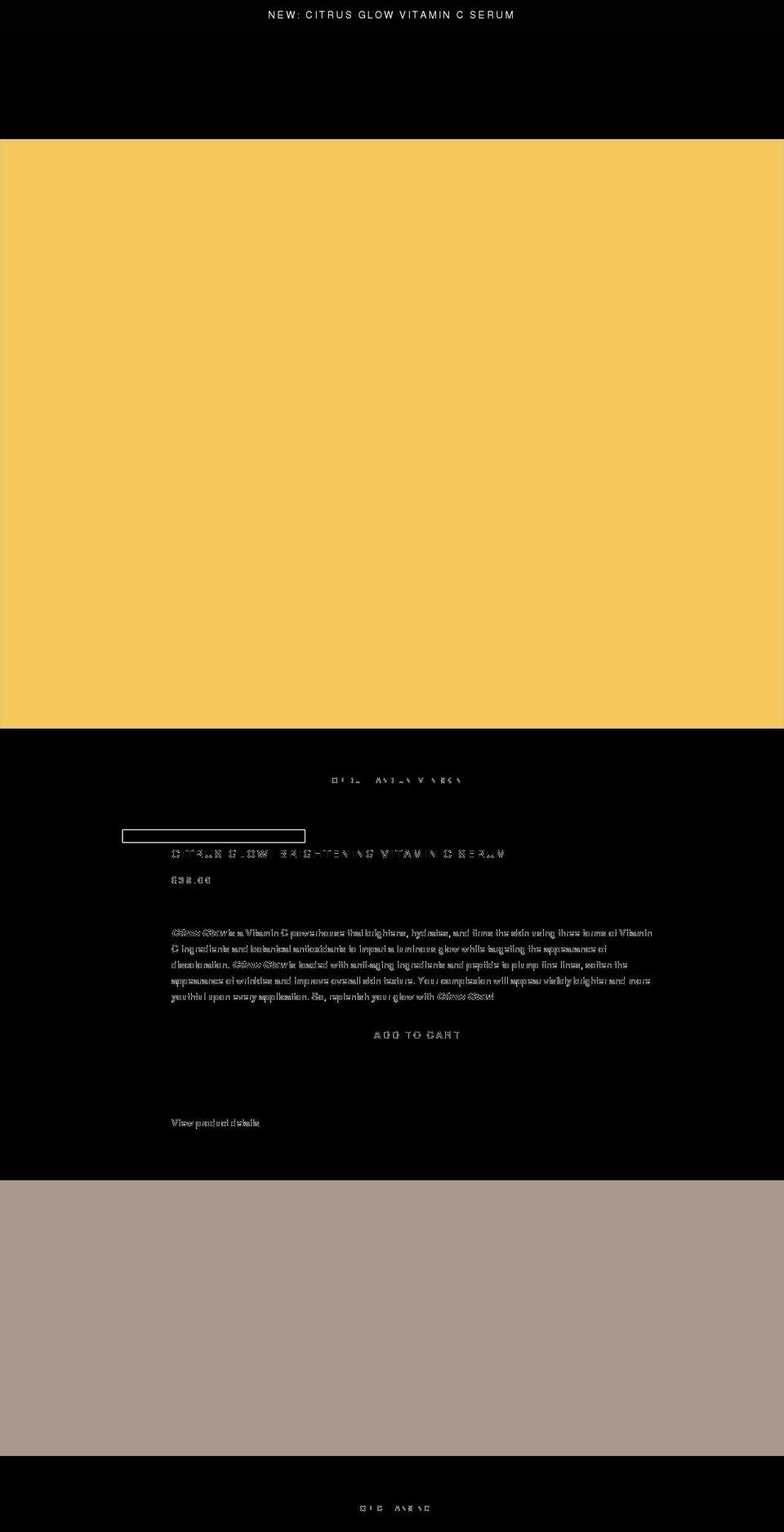 kleiobeauty.com shopify website screenshot