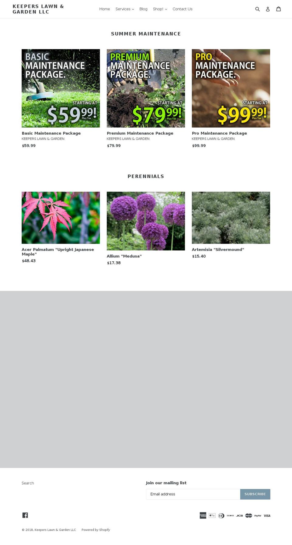 klgpro.com — Shopify storefront screenshot