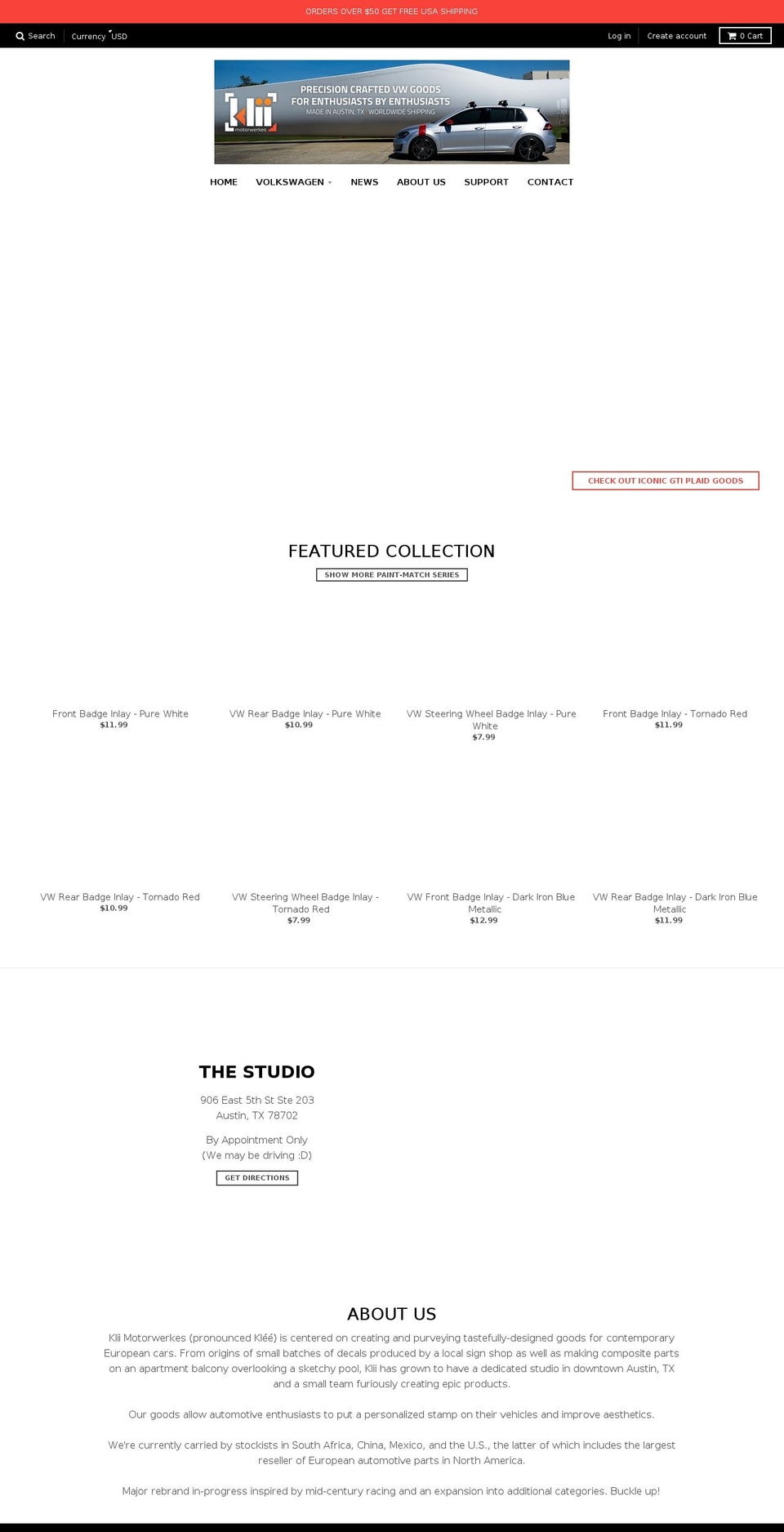 kliimw.com shopify website screenshot