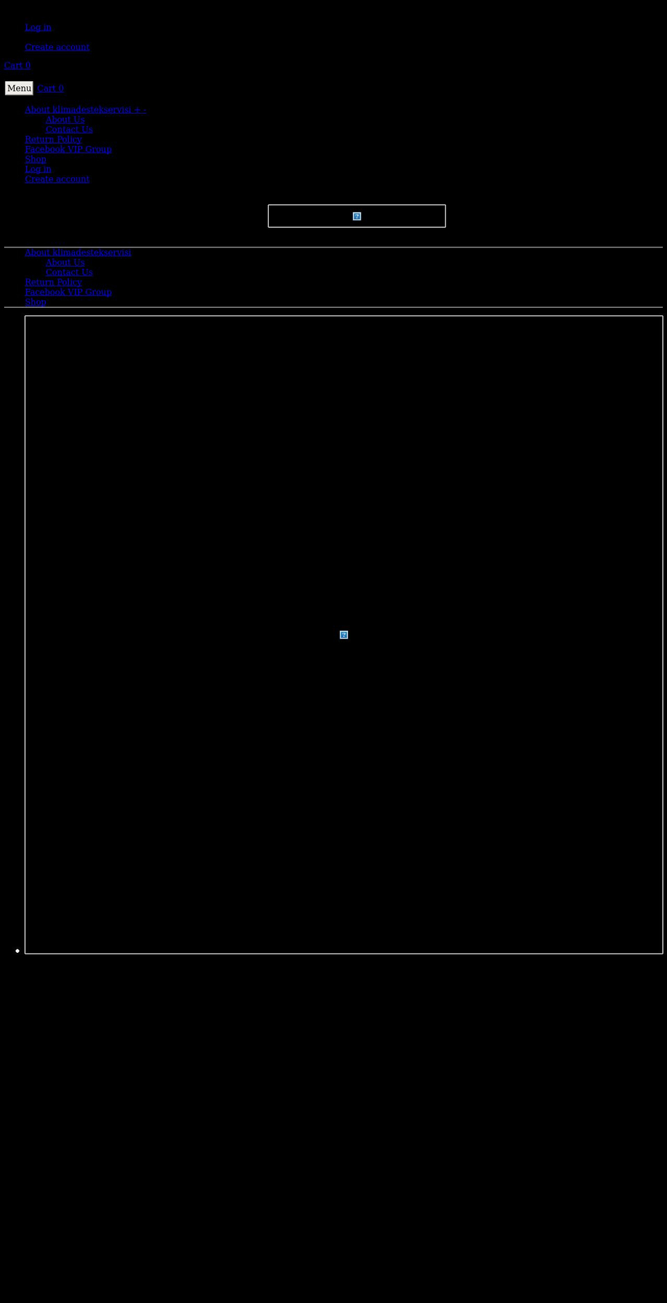 klimadestekservisi.com shopify website screenshot