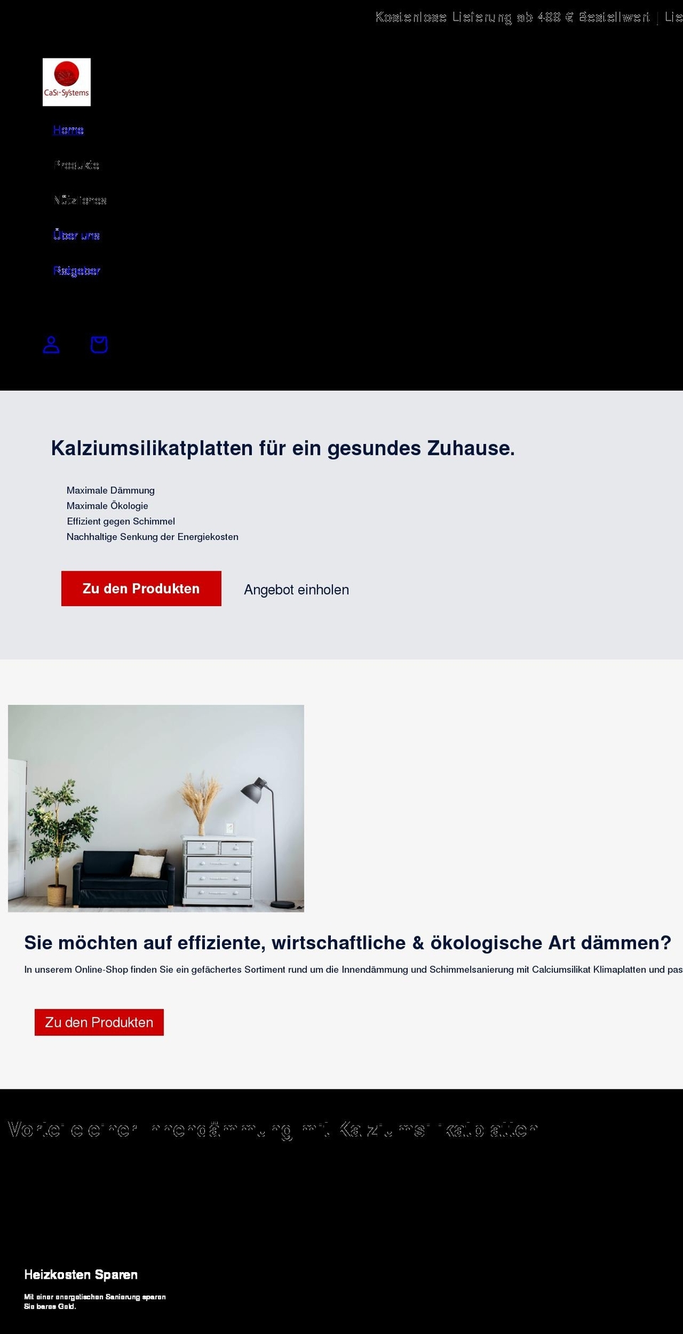 klimaplatte.store shopify website screenshot