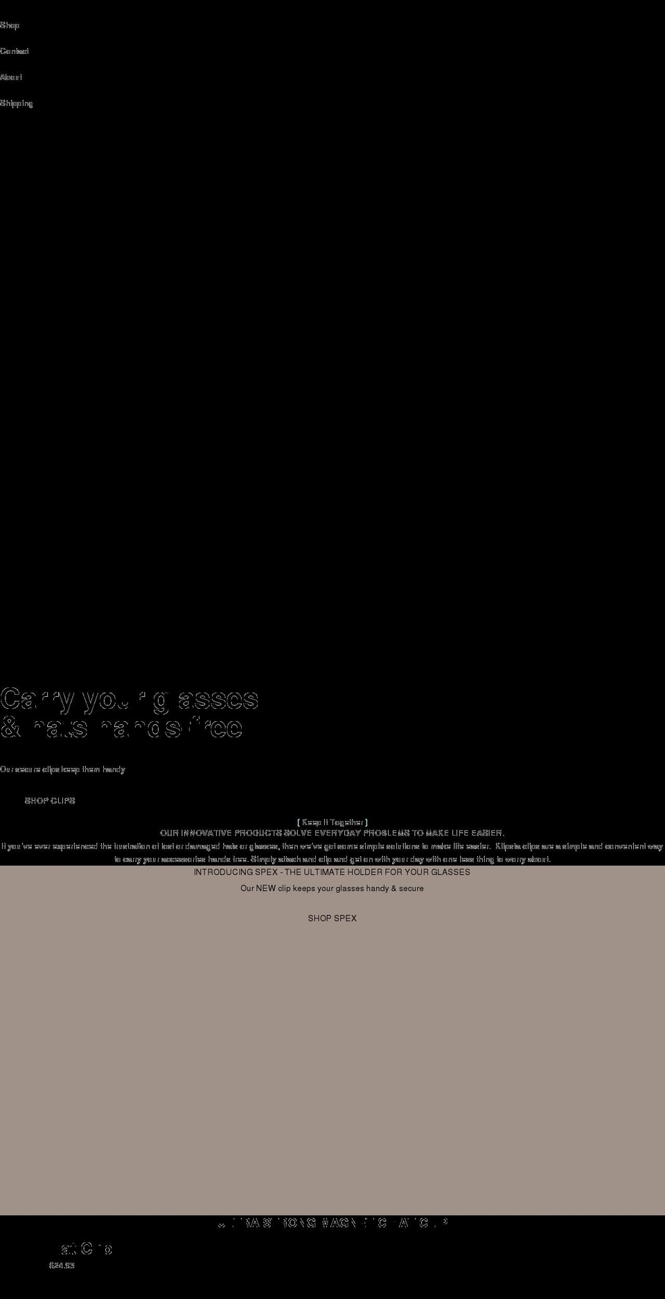 klipsta.com shopify website screenshot