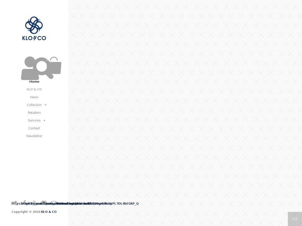 klo-co.com — Shopify storefront screenshot