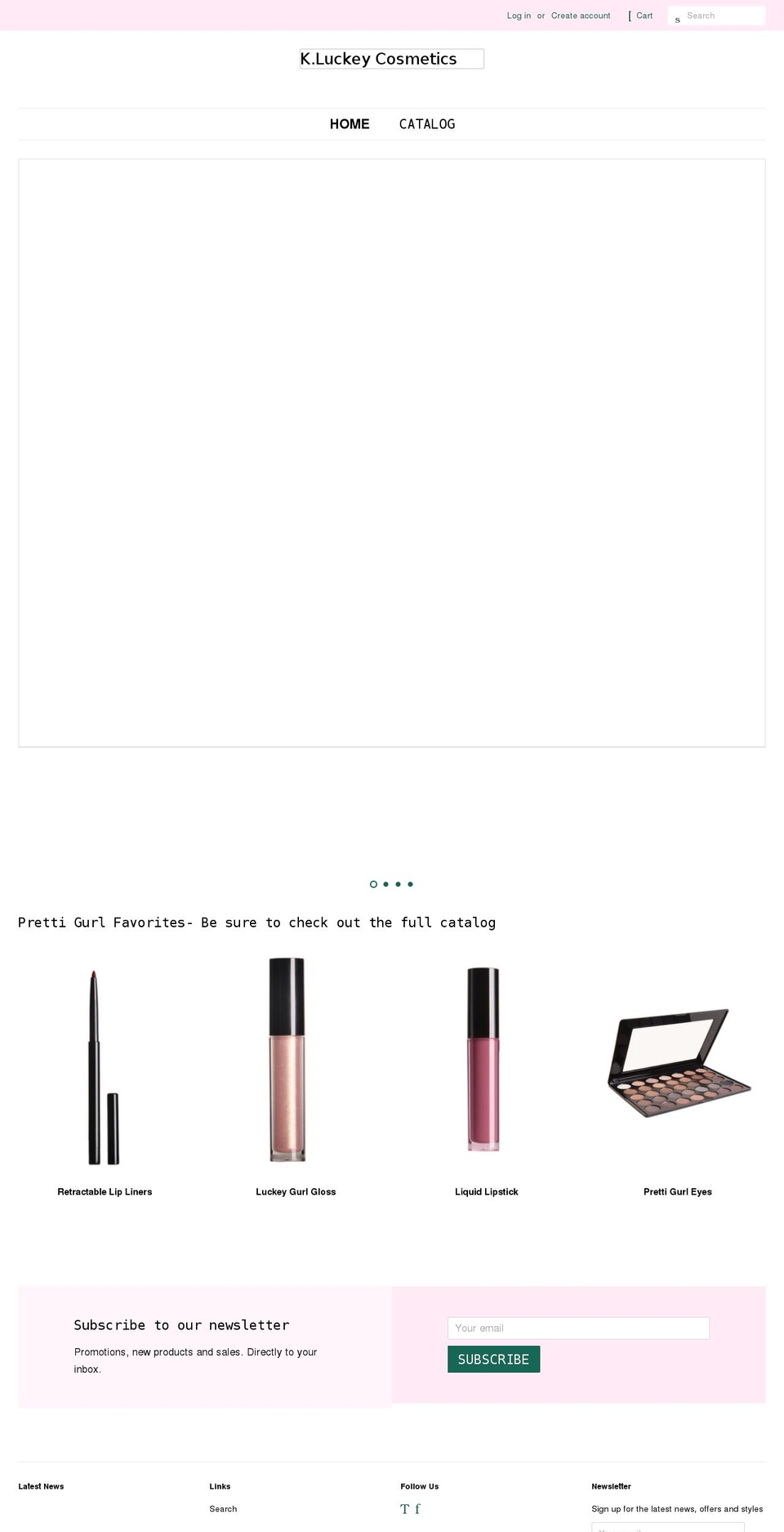 kluckey.com shopify website screenshot