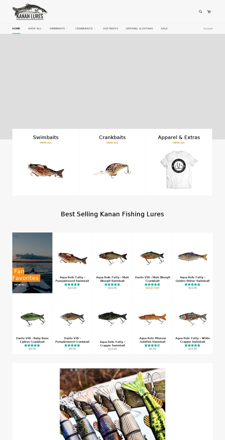 klures.myshopify.com — Shopify storefront screenshot