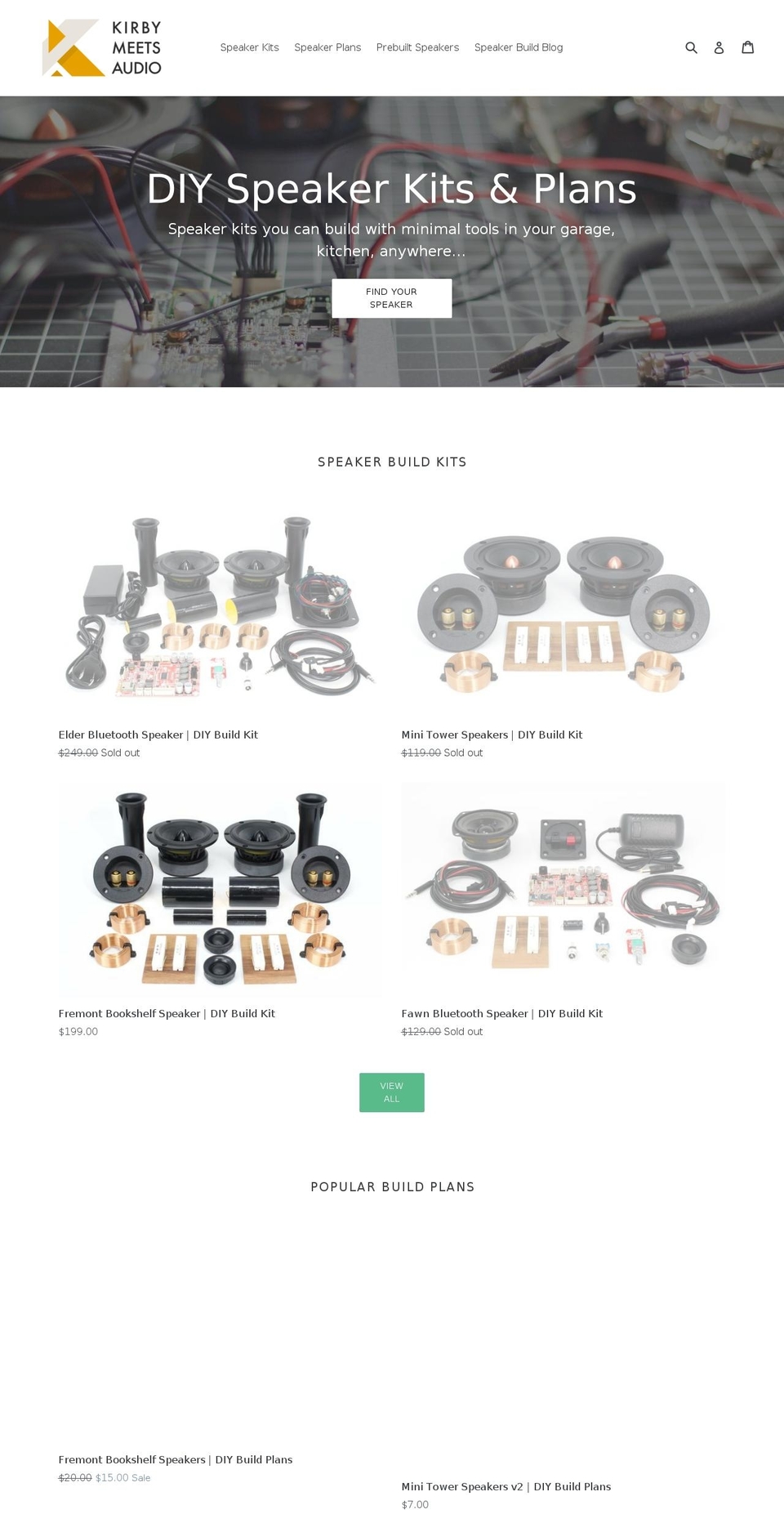 kmakits.com shopify website screenshot
