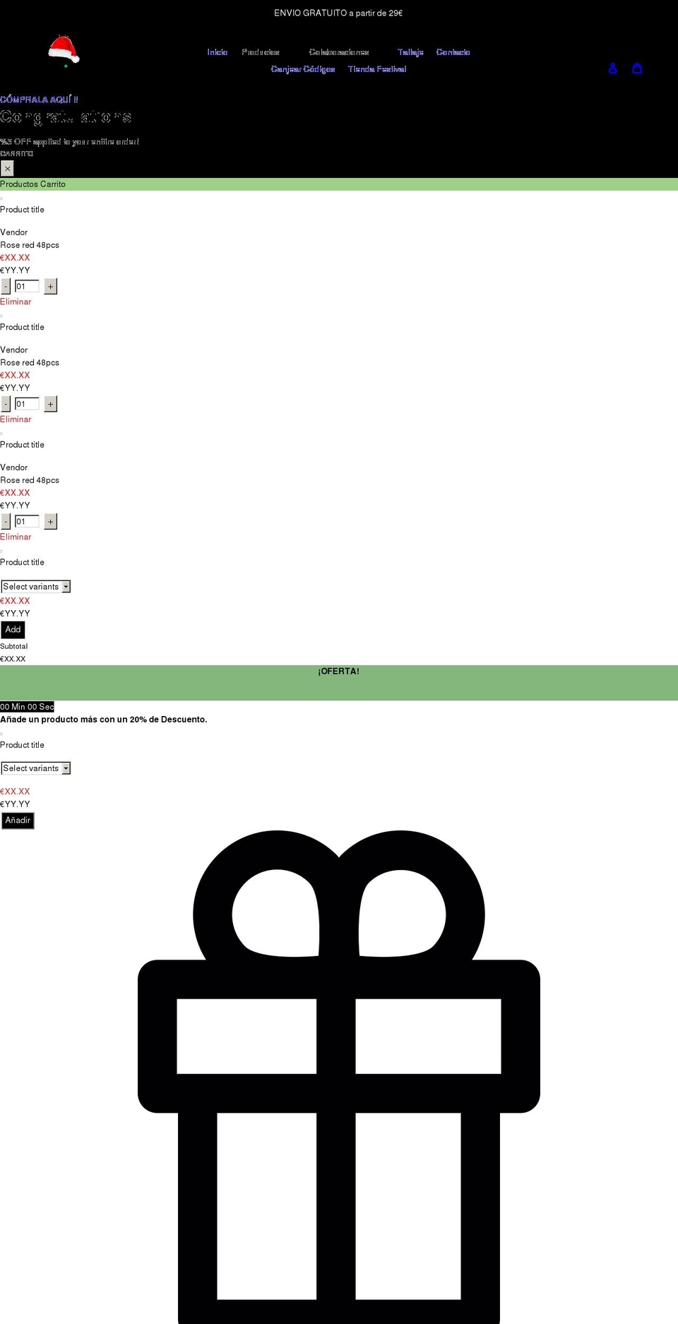 kmizeta.com shopify website screenshot