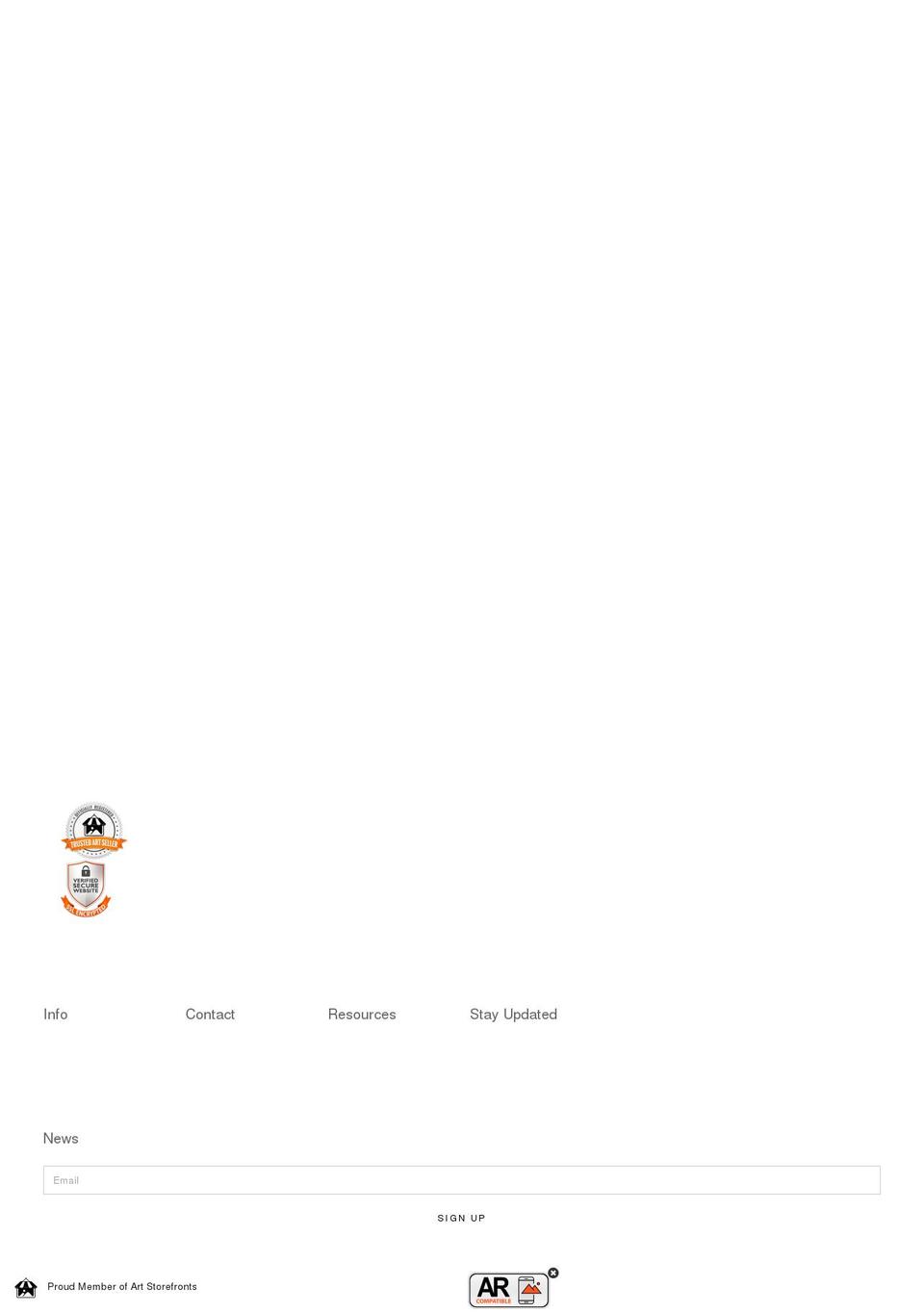 kmsart.net shopify website screenshot