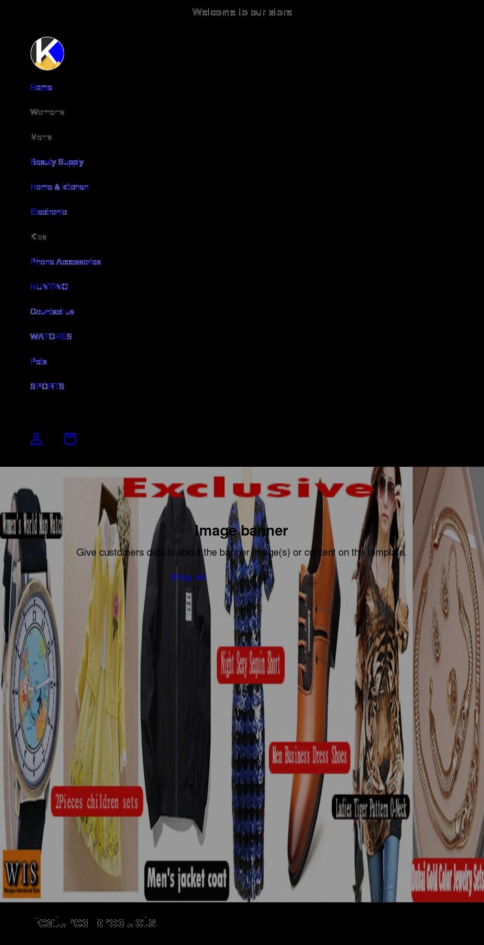 kmtell.com shopify website screenshot
