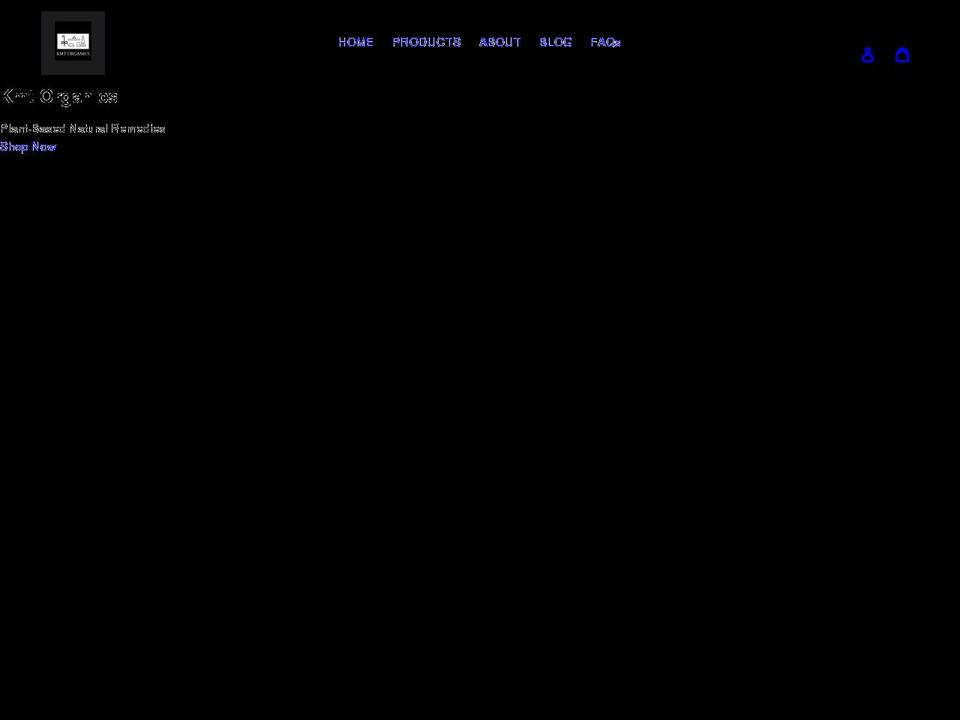 kmtorganics.uk shopify website screenshot