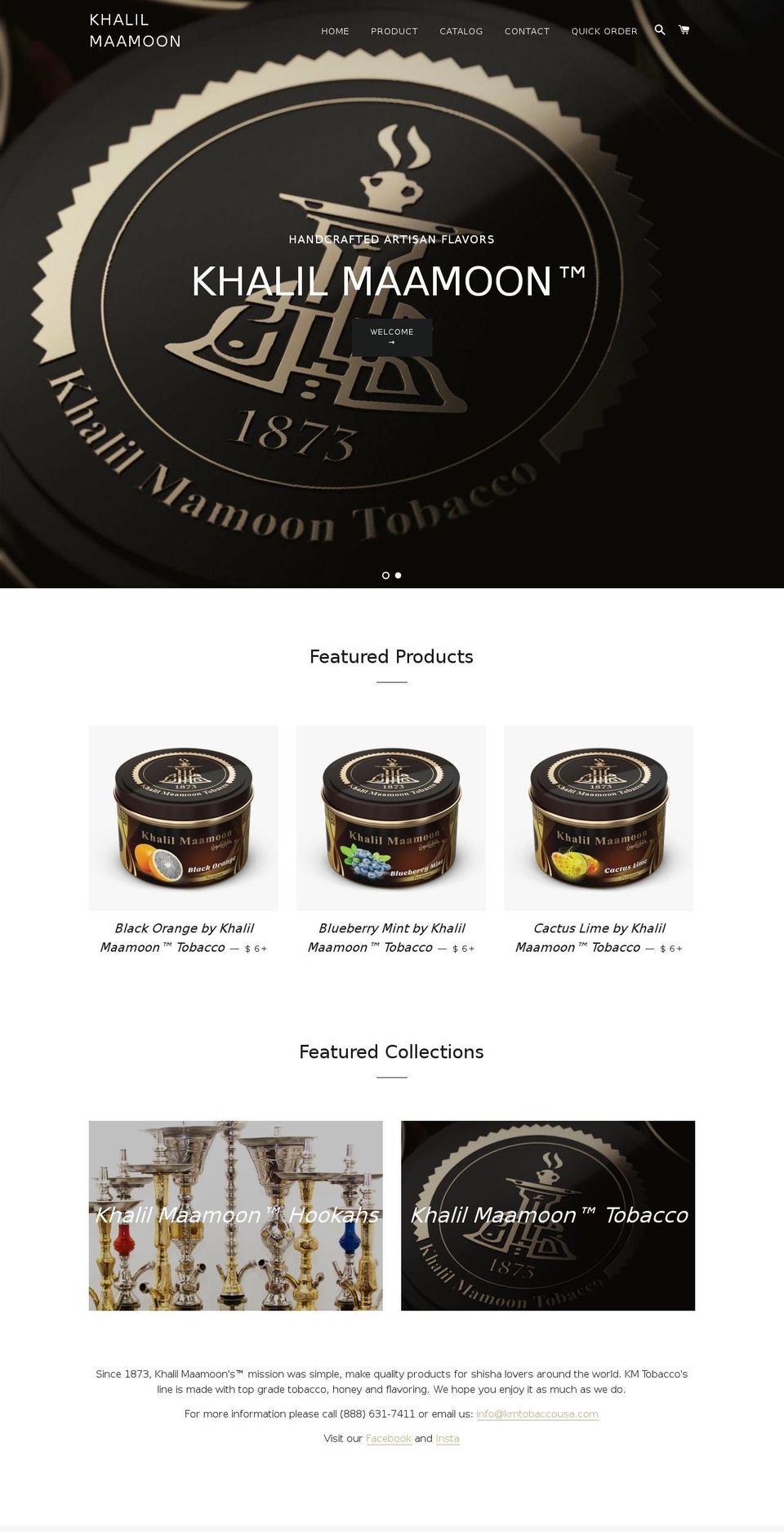 kmwholesaleusa.com — Shopify storefront screenshot