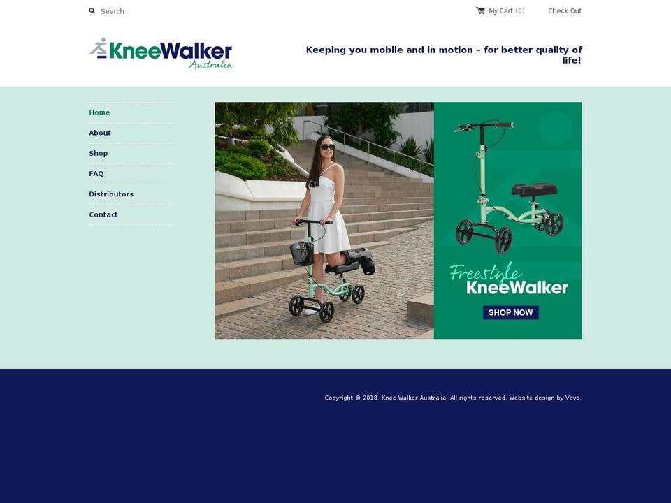 kneewalkeraustralia.com.au shopify website screenshot