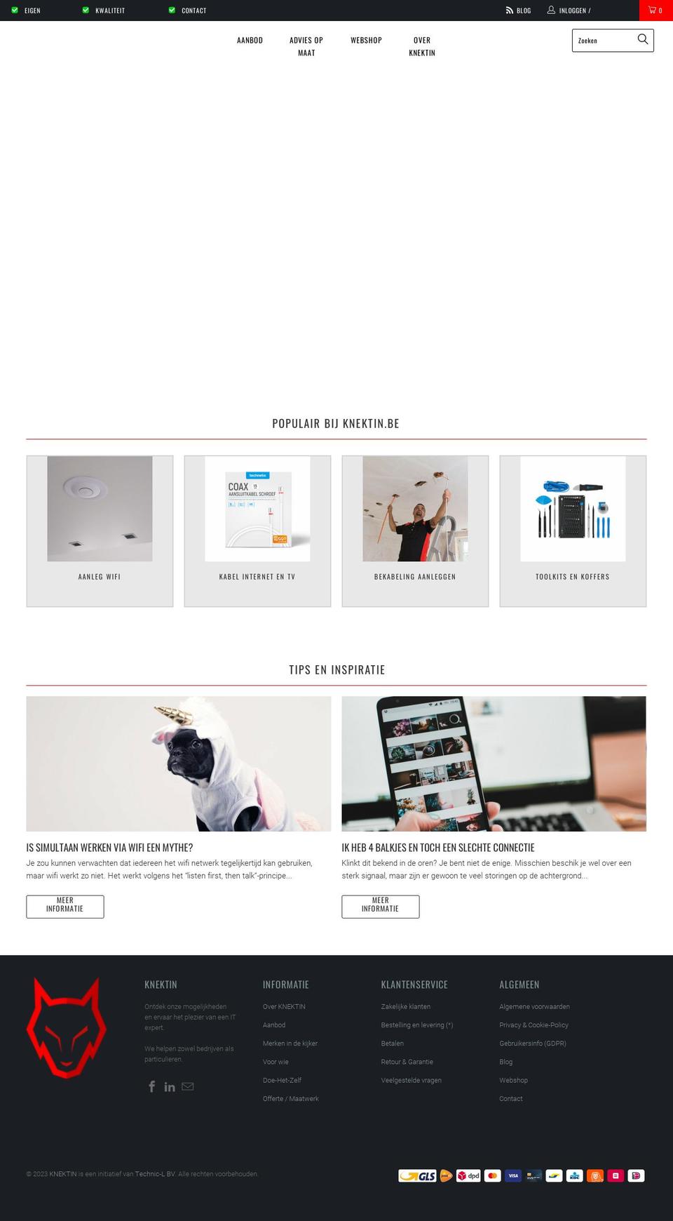 knektin.com — Shopify storefront screenshot