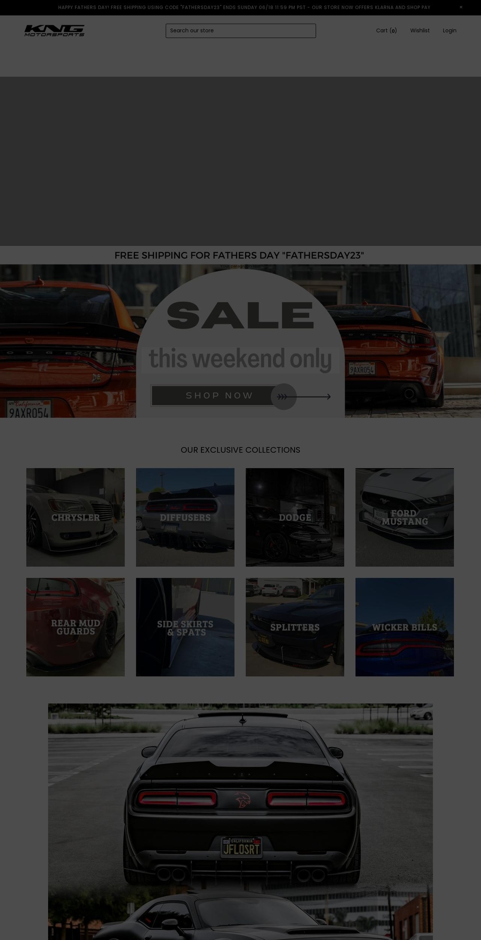 kngwraps.com shopify website screenshot