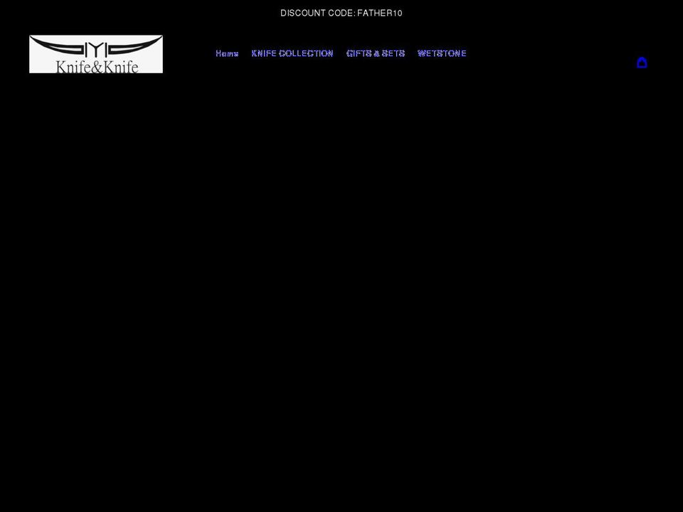 knifeandknife.com shopify website screenshot