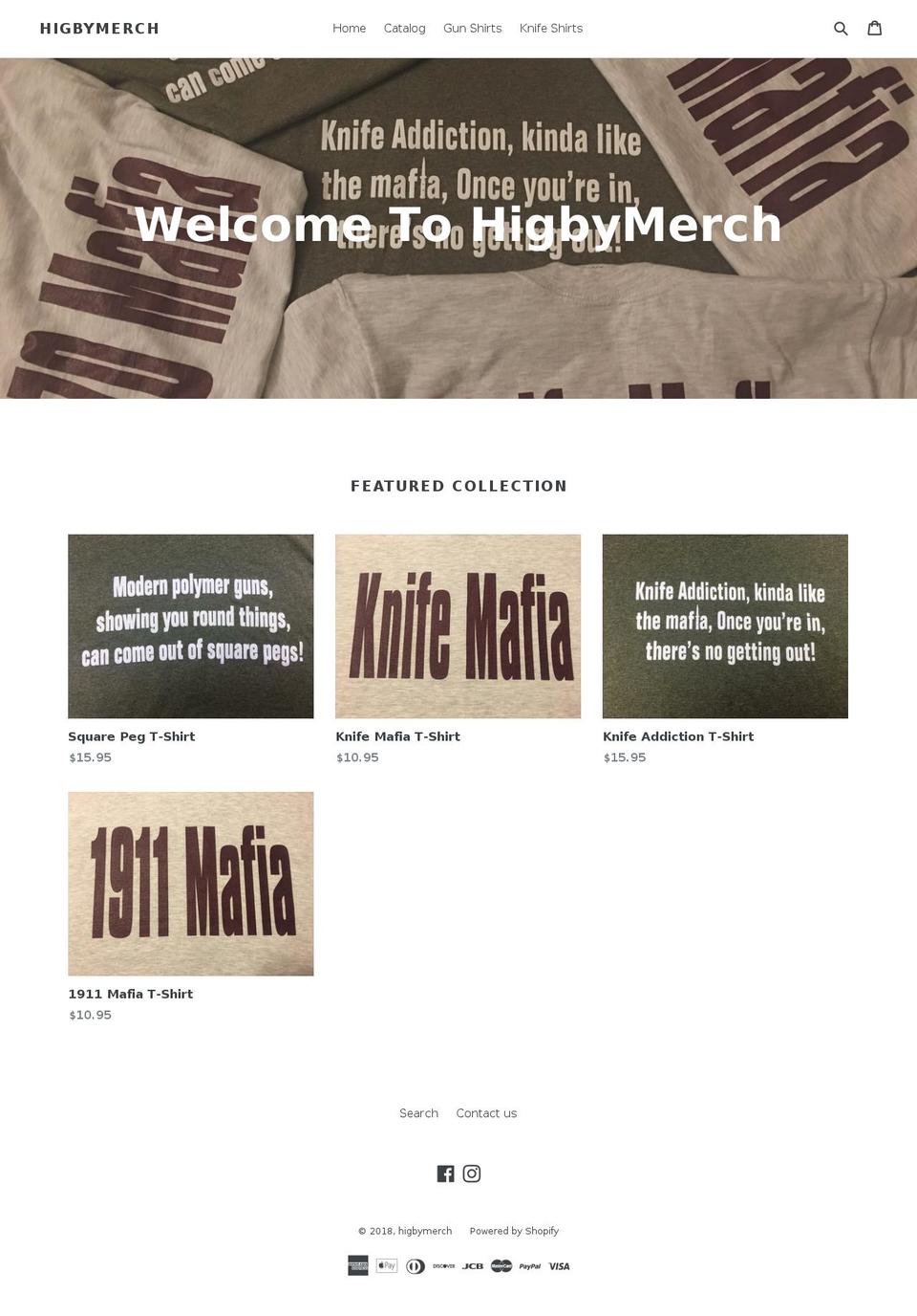 knifemafia.com — Shopify storefront screenshot