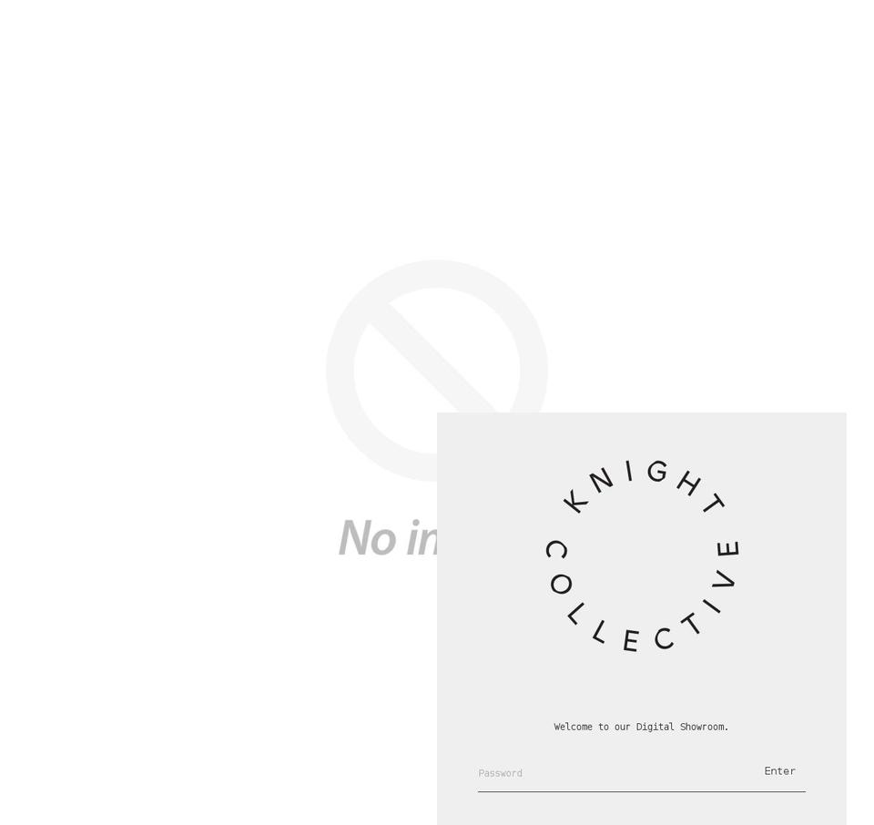 knightcollectiveshowroom.com shopify website screenshot
