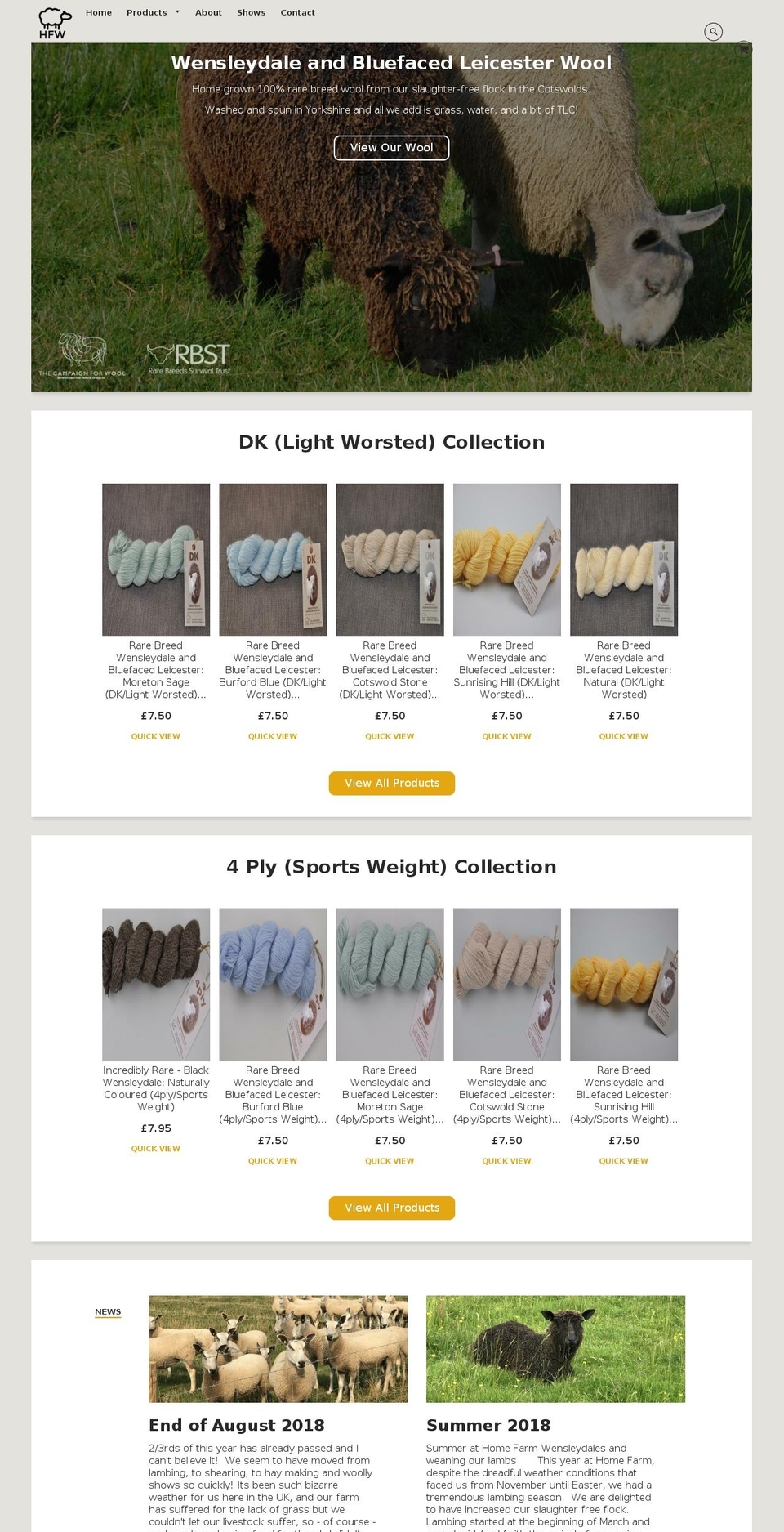 knititwearitloveit.com — Shopify storefront screenshot