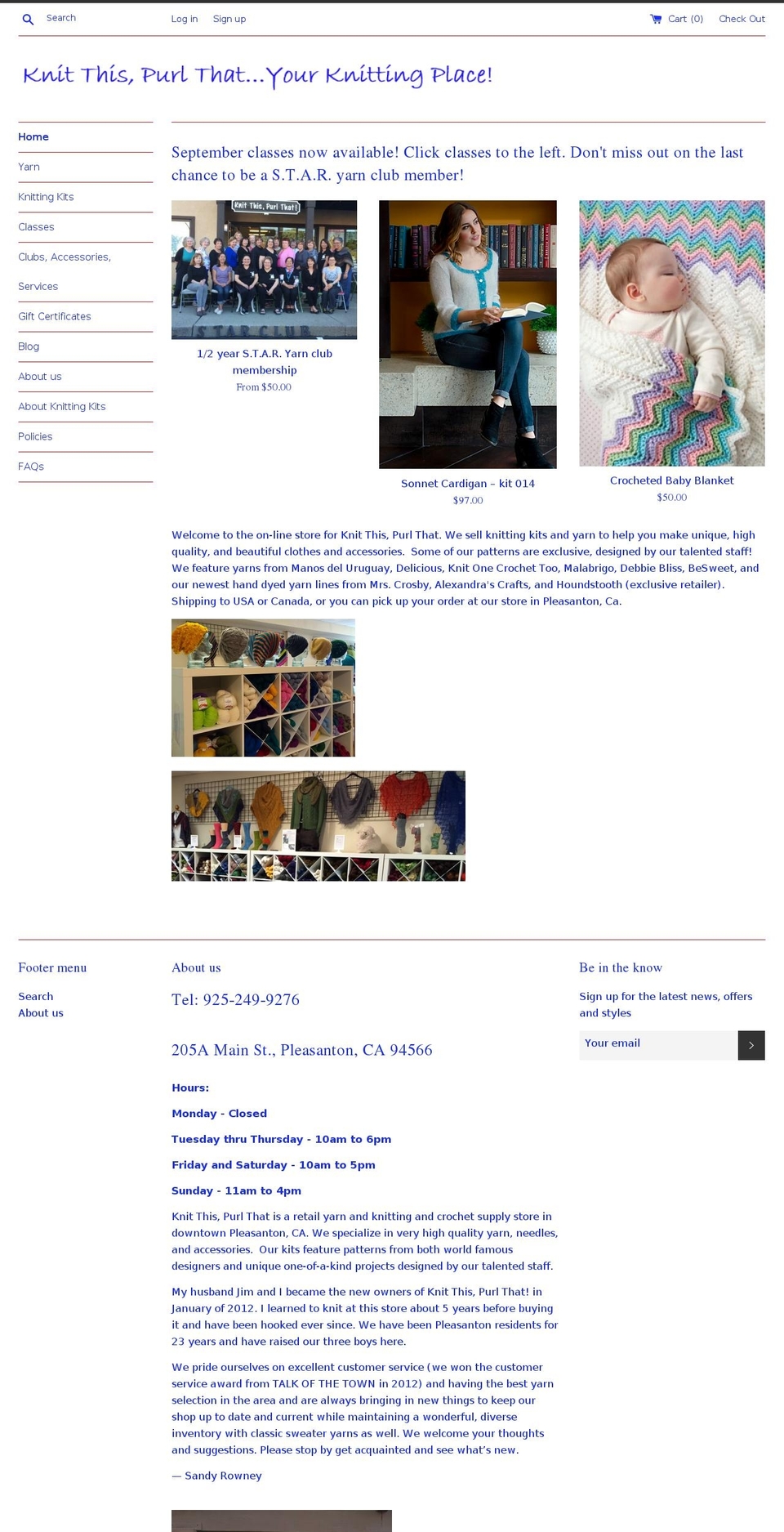 knitthisonline.com shopify website screenshot
