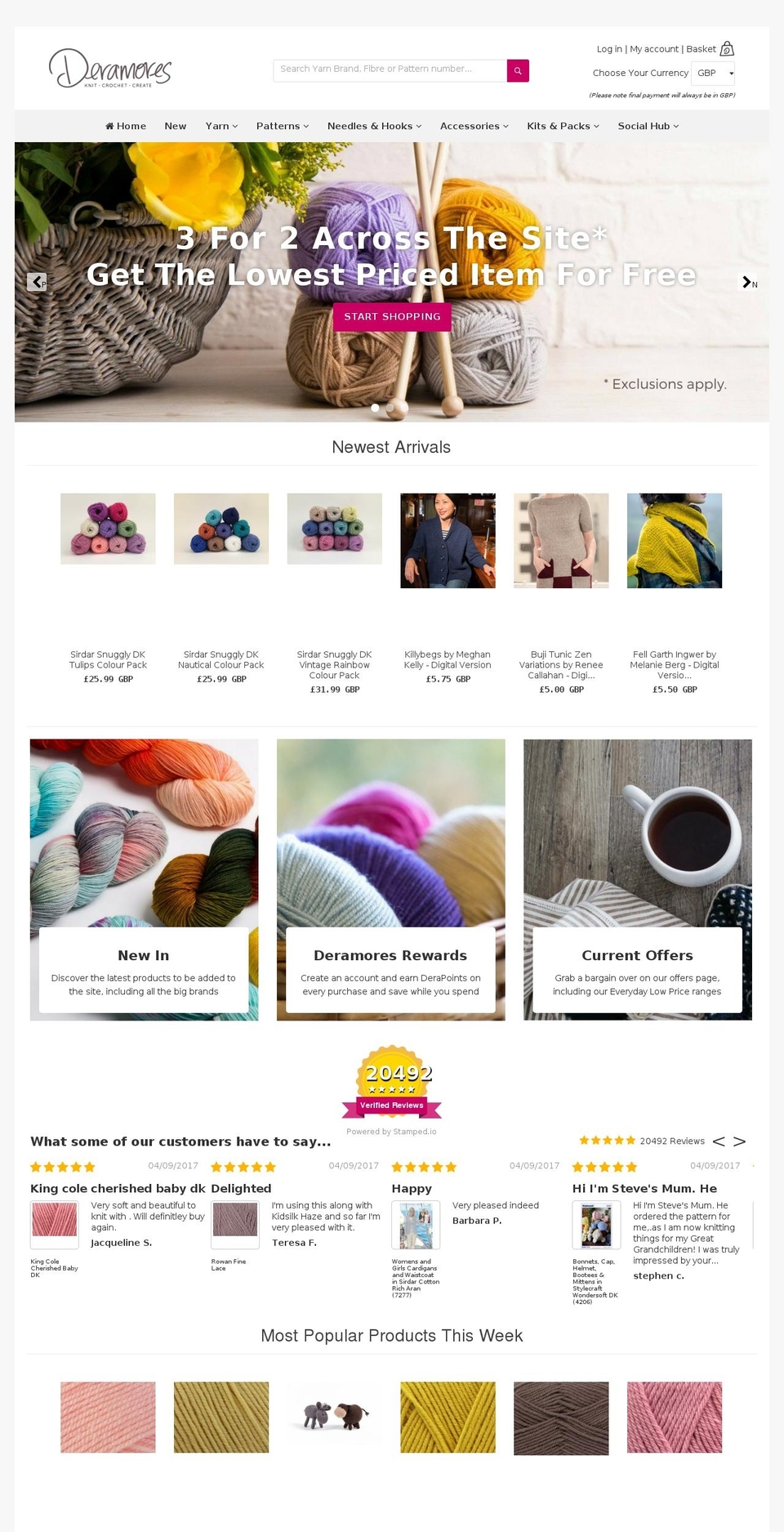 Multi-Currency 140317 Shopify theme site example knittingshop.org