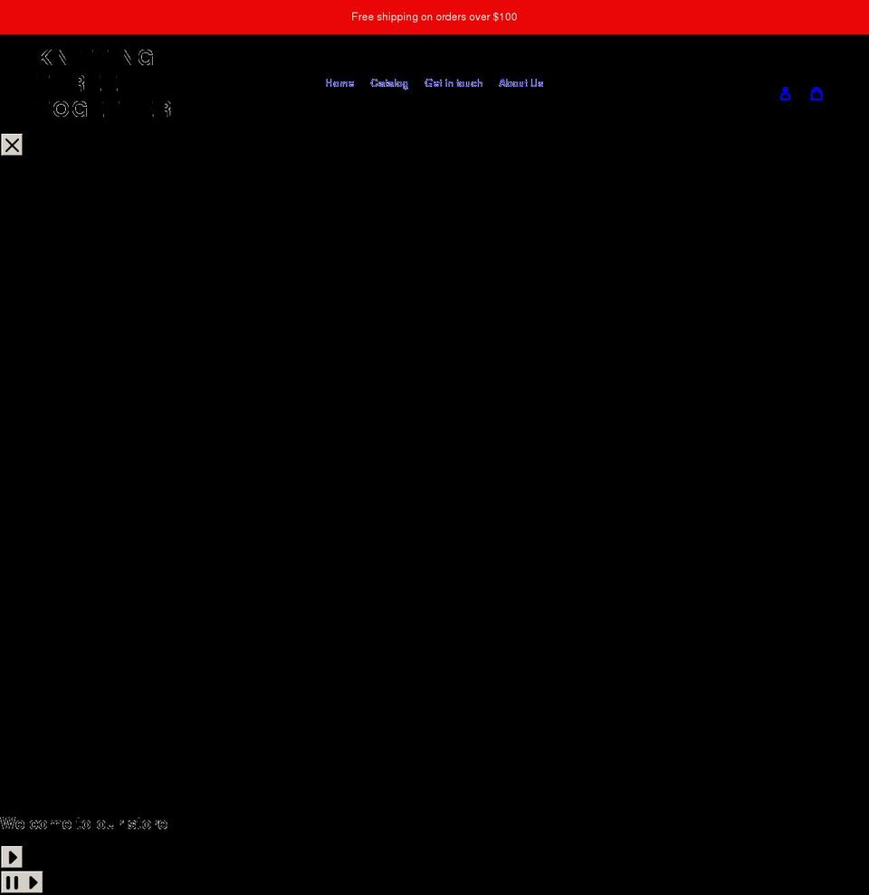 knittingthreetogether.ca shopify website screenshot