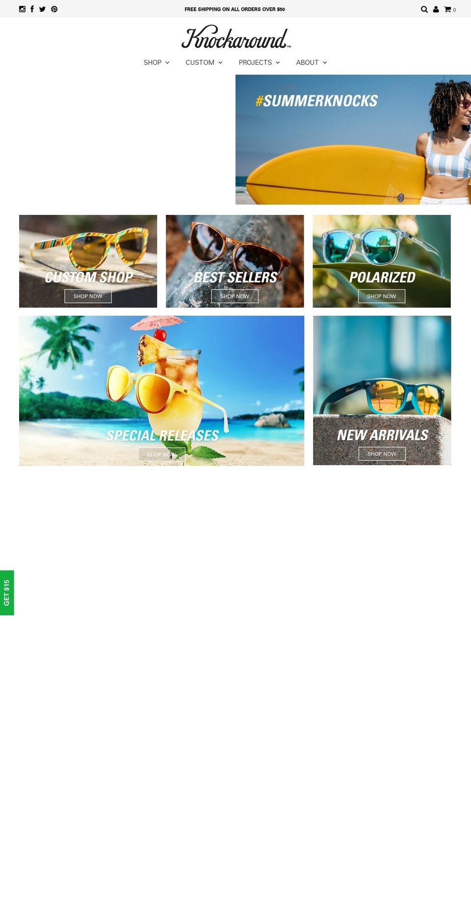 knockaround-theme Shopify theme site example knockaroundperu.com