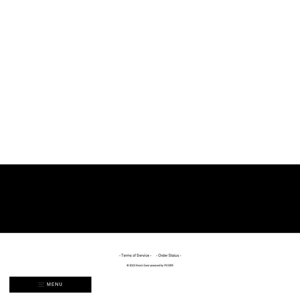 knockgear.com shopify website screenshot