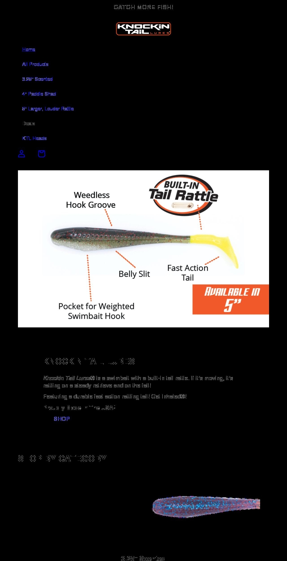 knockintaillures.com shopify website screenshot