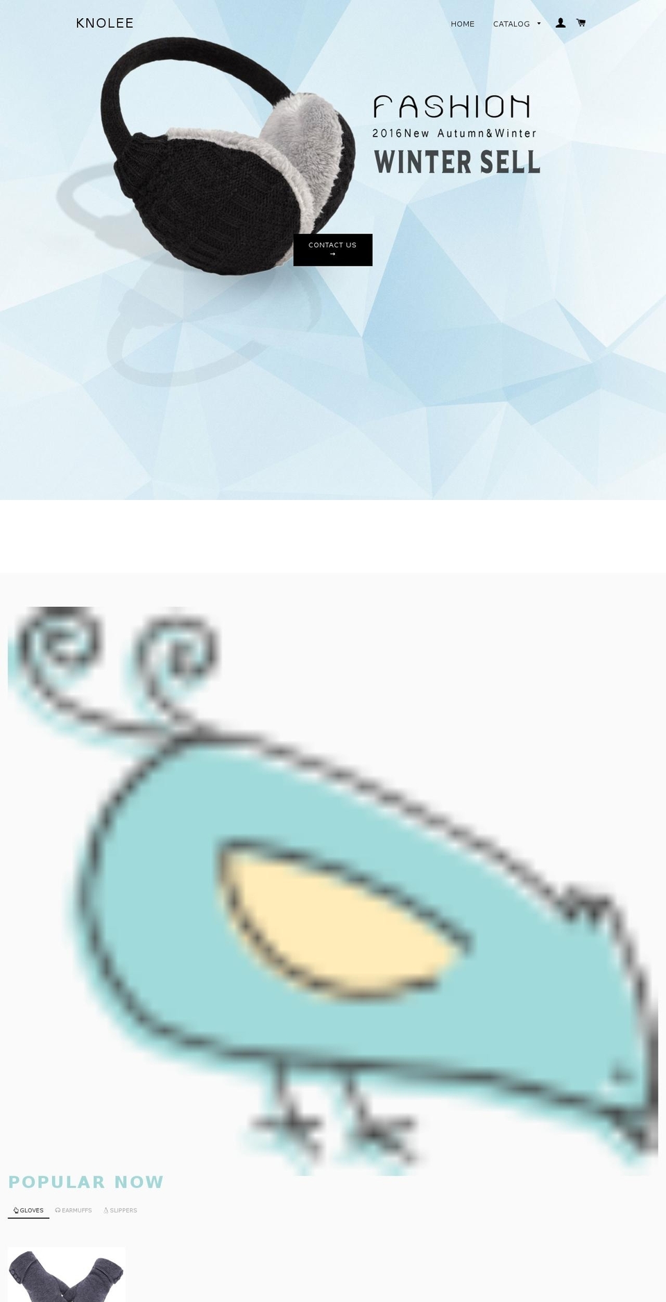 knolee.net shopify website screenshot