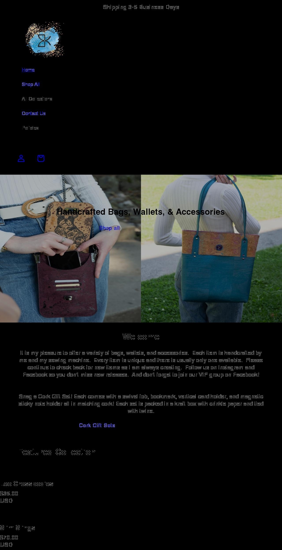 knotimpossiblecreations.com shopify website screenshot