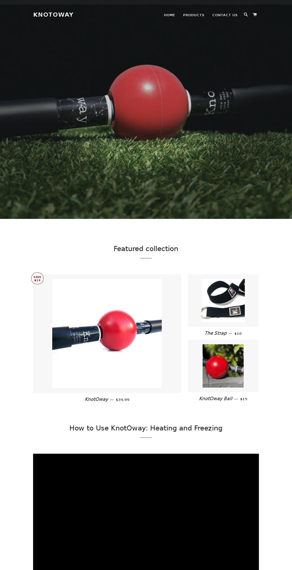 knotoway.com shopify website screenshot