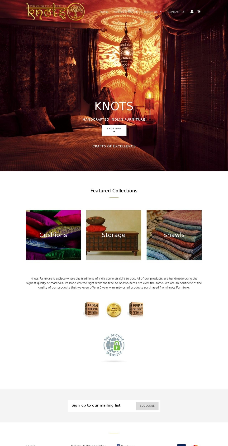 knotsfurniture.co.uk shopify website screenshot