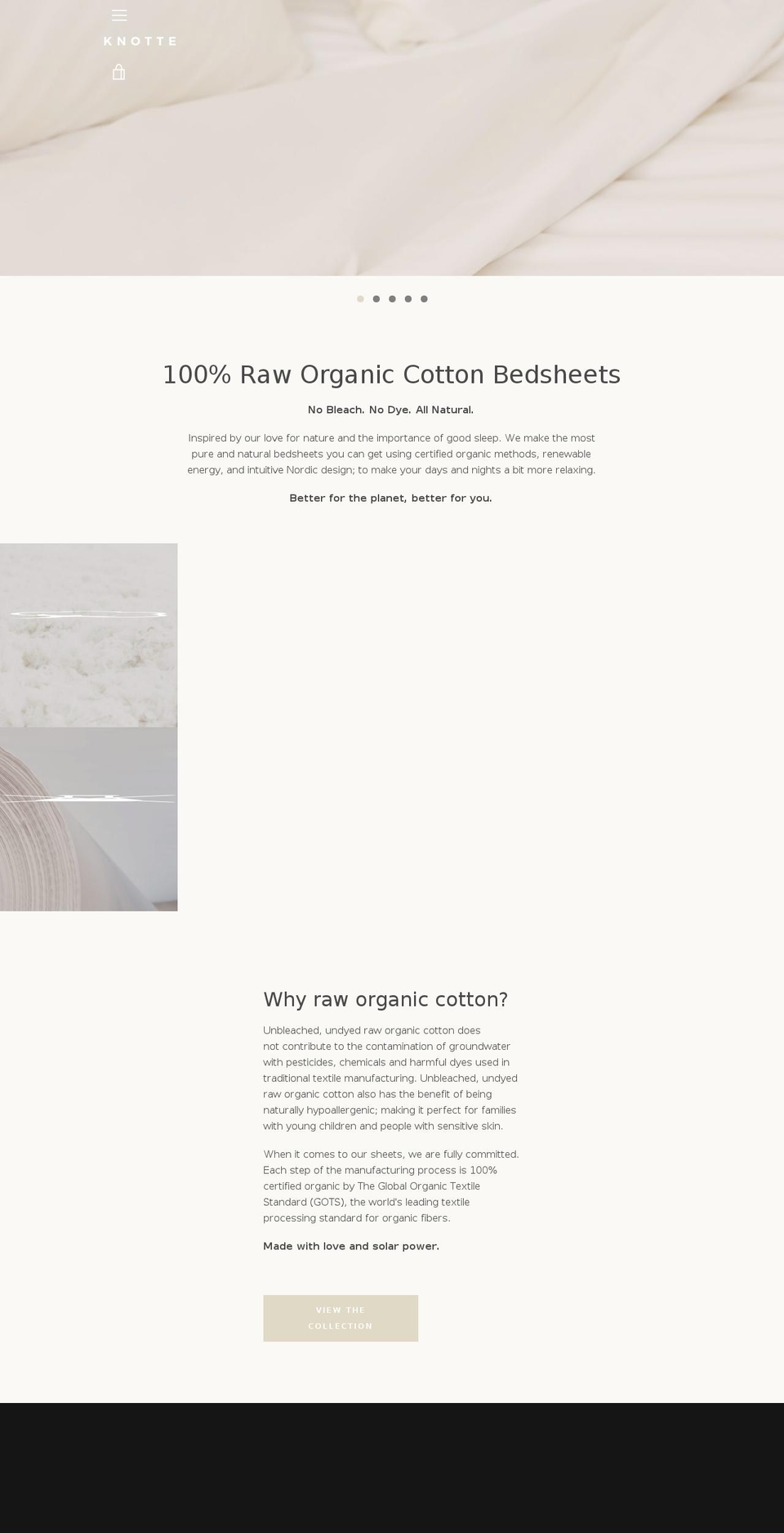 knotte.com — Shopify storefront screenshot