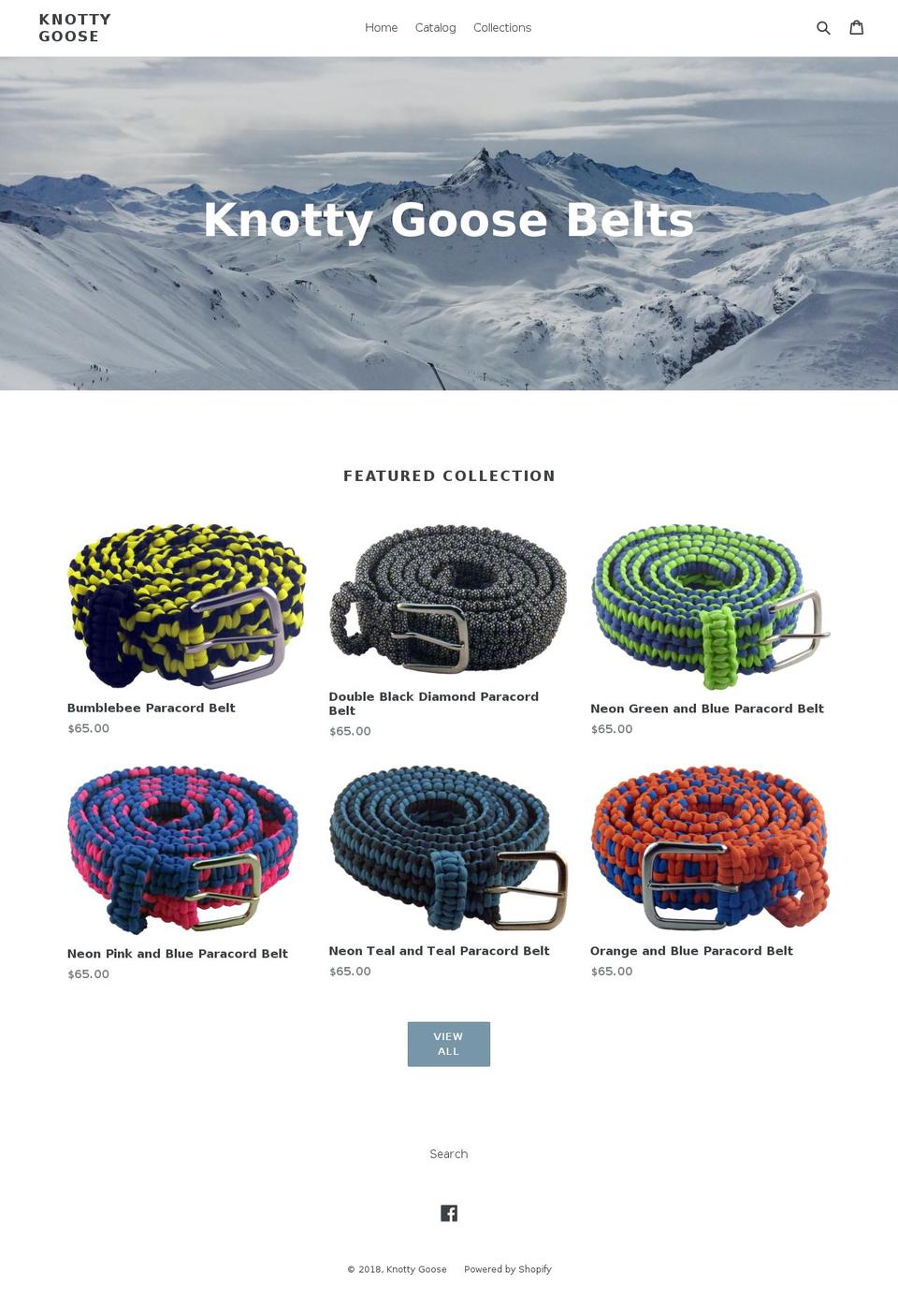 knottygoose.com — Shopify storefront screenshot