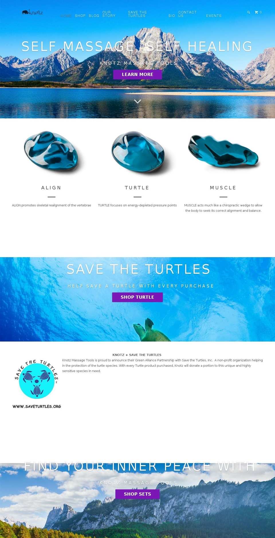 knotzmassagetool.com — Shopify storefront screenshot