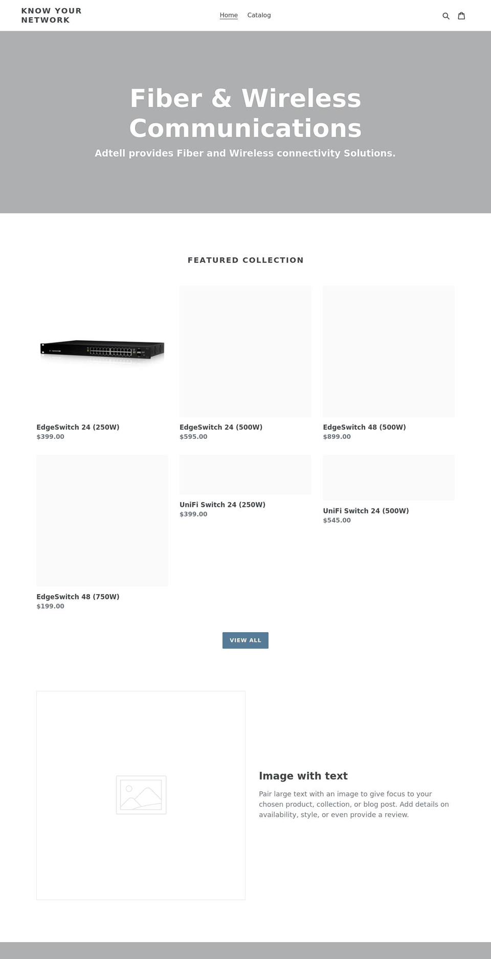 know-your-network.com shopify website screenshot