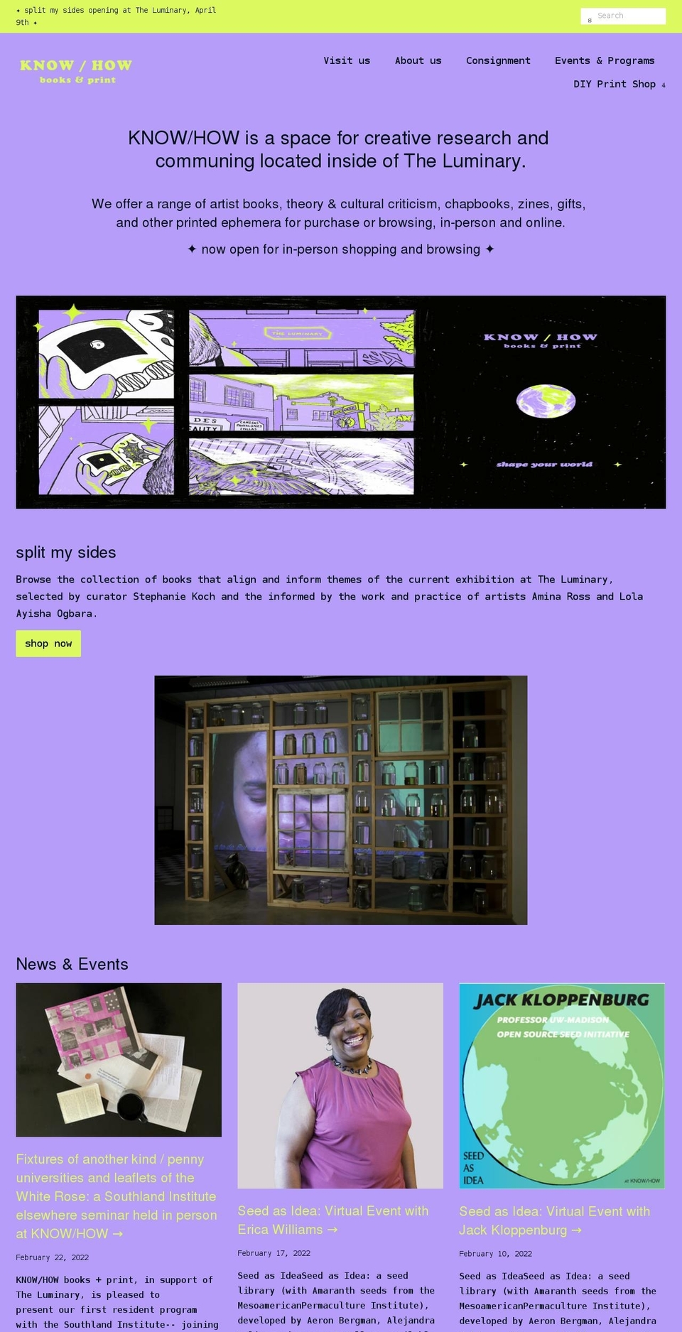 knowhowbookshop.com shopify website screenshot