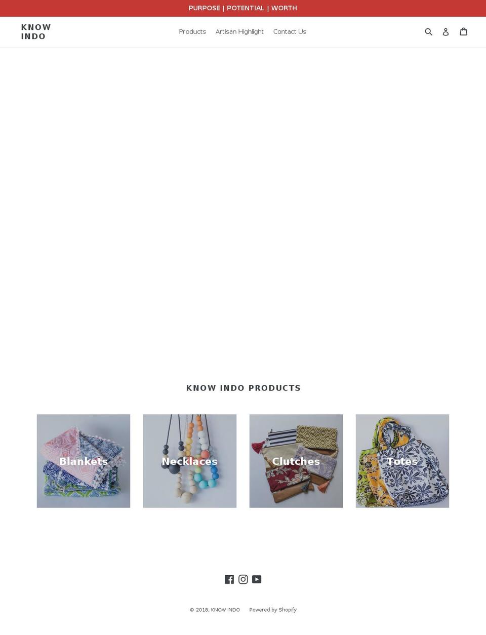 knowindo.com — Shopify storefront screenshot