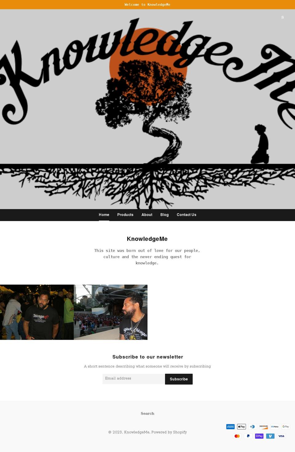 knowledgeme.net shopify website screenshot