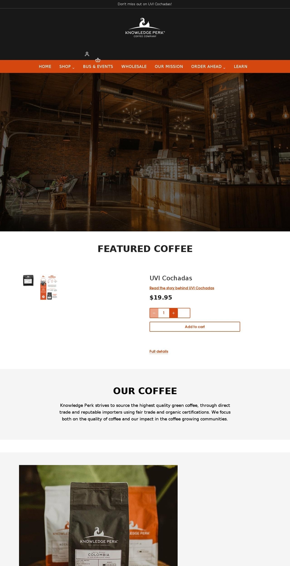 April Shopify theme site example knowledgeperk.com