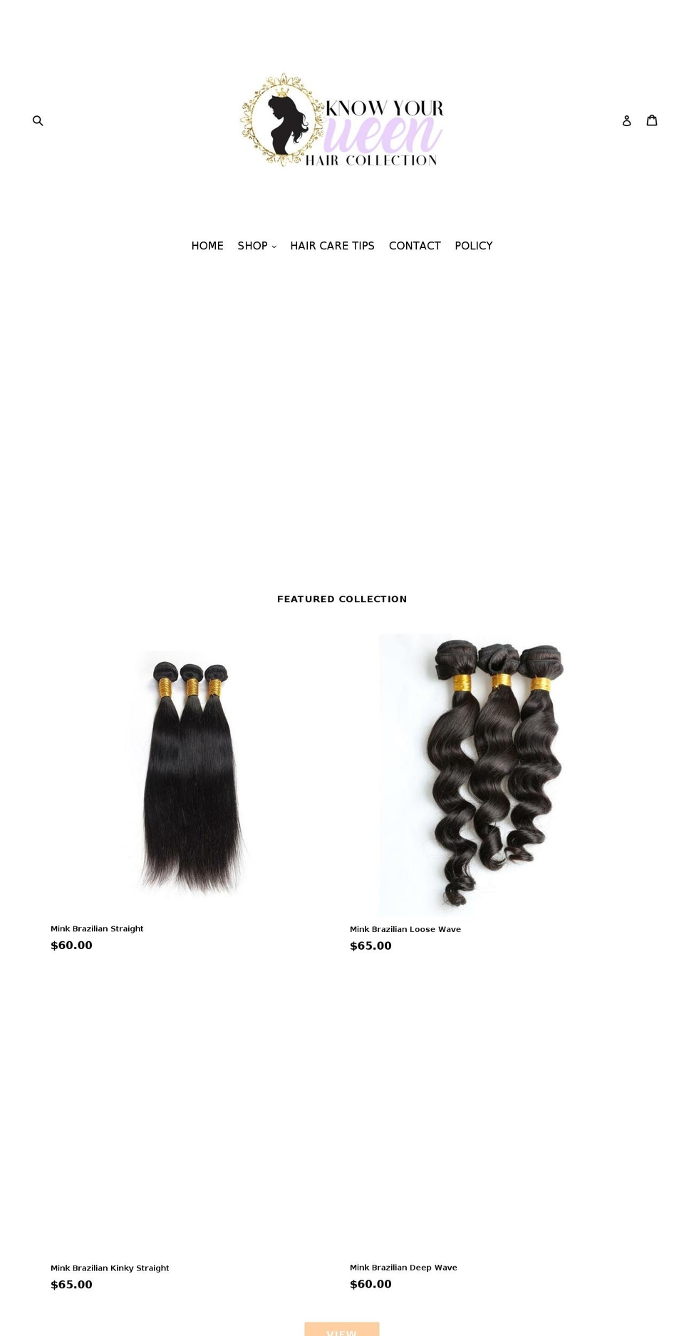 knowyourqueen.com shopify website screenshot