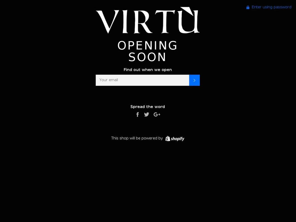 knowyourvirtu.com shopify website screenshot