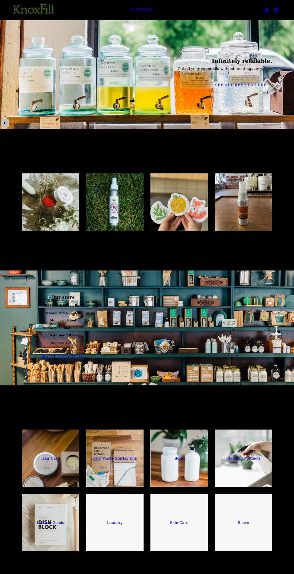 knoxfill.com shopify website screenshot